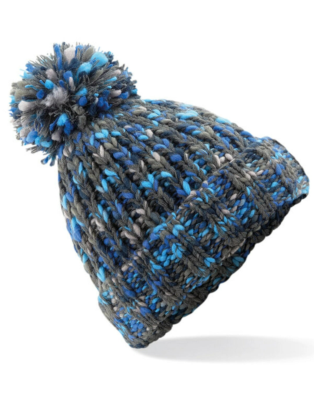 Beechfield B487 Twister Pom Pom Beanie - COOZO