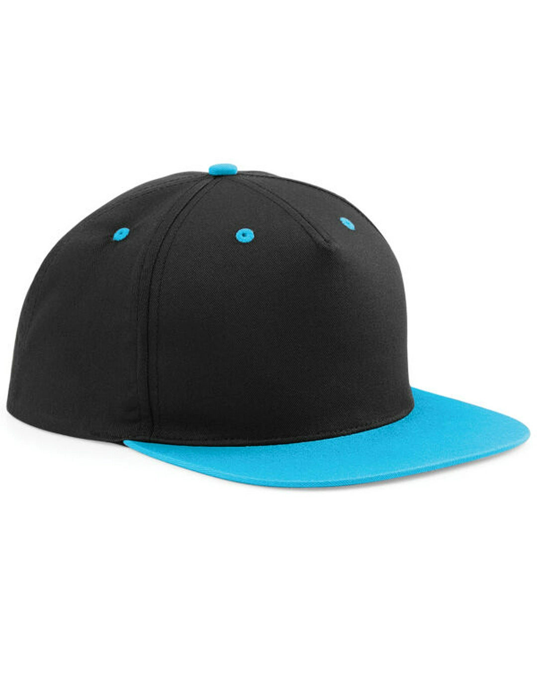 Beechfield B610C 5 Panel Contrast Snapback Cap - COOZO