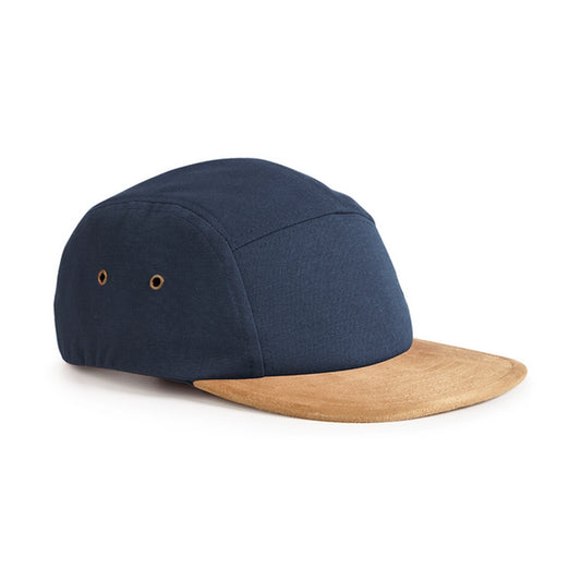 Beechfield B658 Suede Peak 5-Panel Cap - COOZO