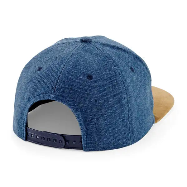 COOZO-Beechfield Suede Peak Snapback Cap (B668)