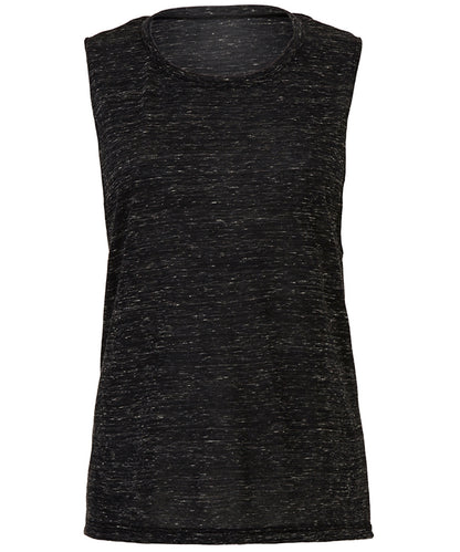 Women's Flowy Scoop Muscle Tank (BE8803) - COOZO