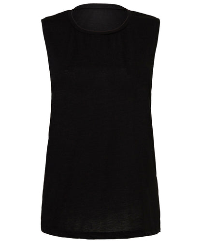Women's Flowy Scoop Muscle Tank (BE8803) - COOZO