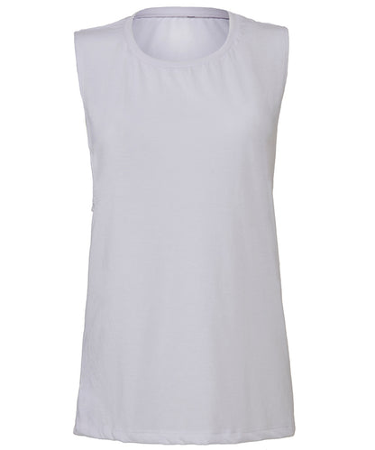 Women's Flowy Scoop Muscle Tank (BE8803) - COOZO