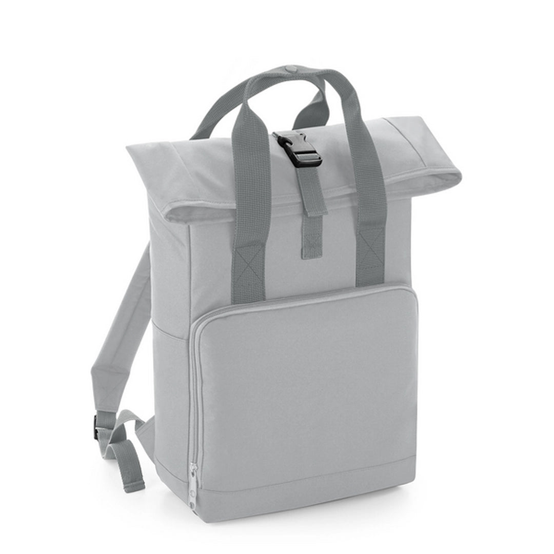Twin Handle Roll-Top Backpack-LGRY1S