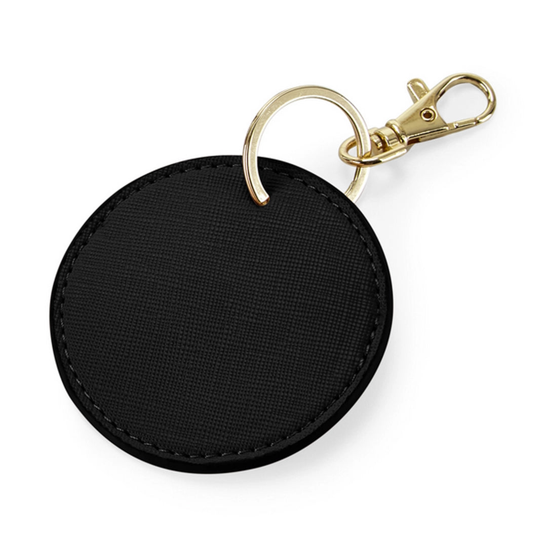 Bagbase Boutique Circular Key Clip - Black - O/S-BLK1S