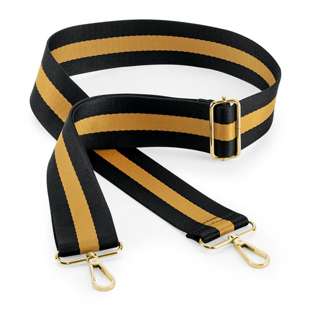Boutique Adjustable Bag Strap - Black/Mustard - O/S-BLK/MUS1S