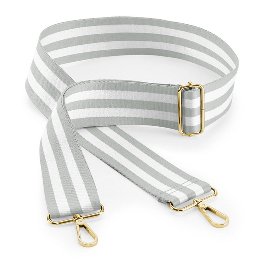 Boutique Adjustable Bag Strap - Light Grey/White - O/S-LGRY/W1S