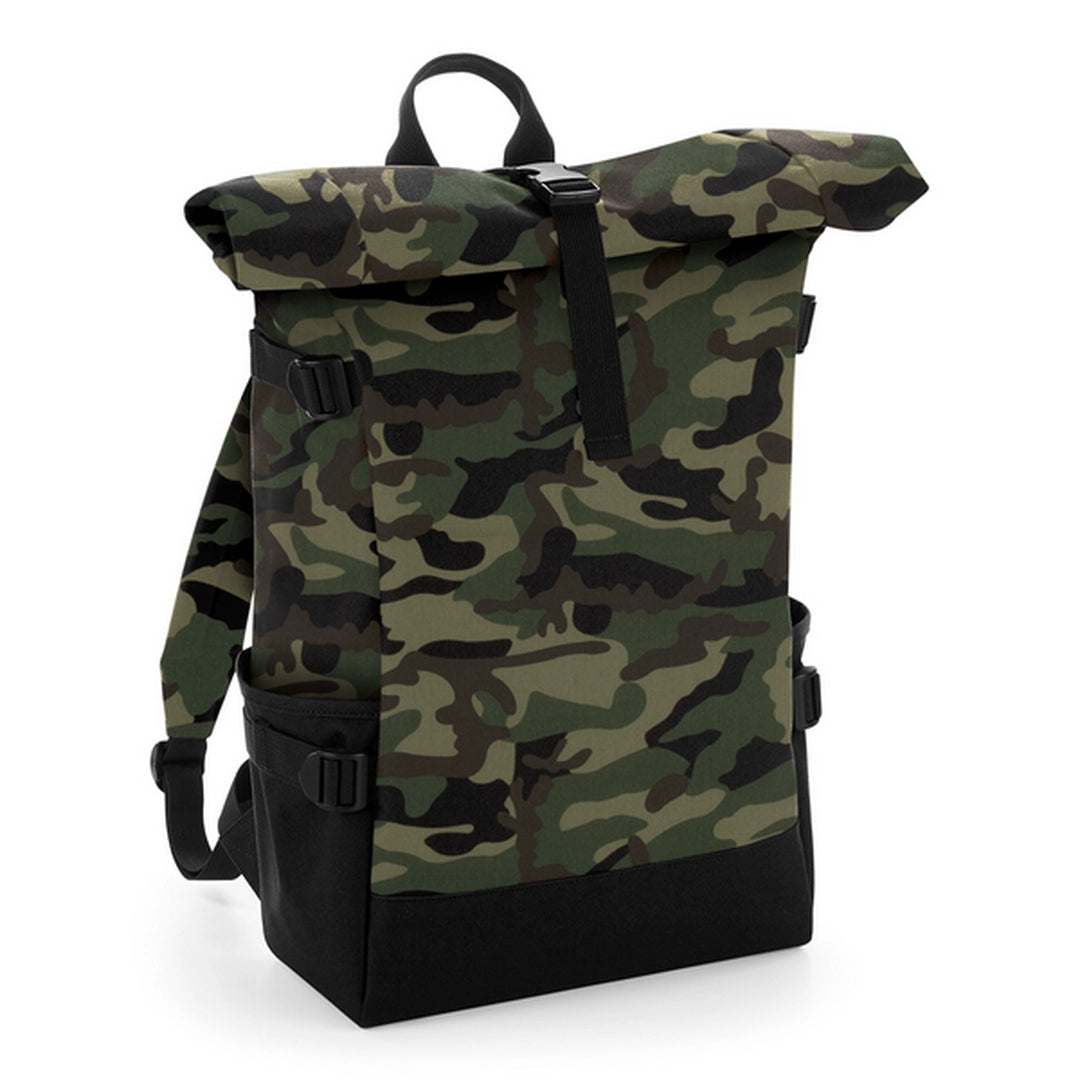Block Roll-Top Backpack-JGLCM/BLK1S