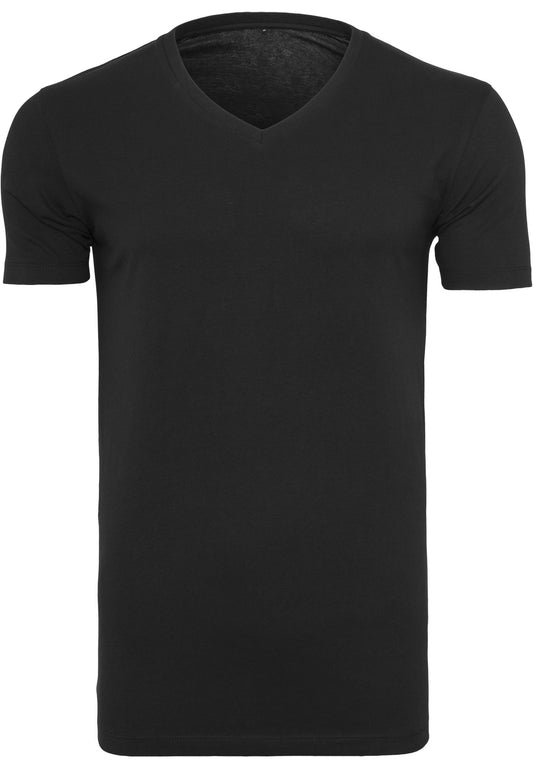 Light t-shirt v-neck-BLKXL