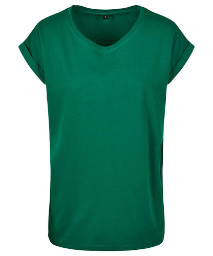 Coozo Women's extended shoulder tee (BY021) Rich color - COOZO