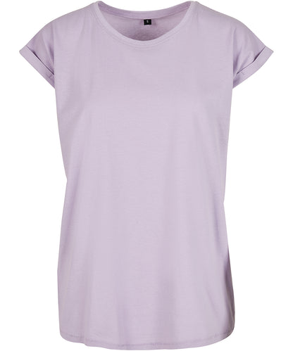 Coozo Women's extended shoulder tee (BY021) Rich color - COOZO