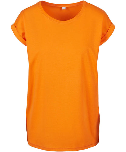 Coozo Women's extended shoulder tee (BY021) Rich color - COOZO