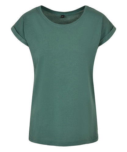 Coozo Women's extended shoulder tee (BY021) Rich color - COOZO