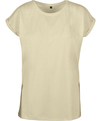 Coozo Women's extended shoulder tee (BY021) Rich color - COOZO