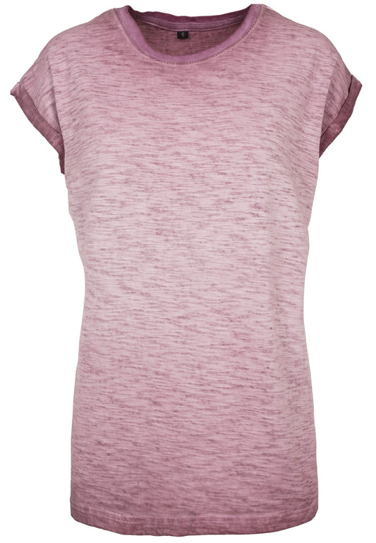 COOZO Ladies Spray Dye Extended Shoulder T-Shirt - COOZO