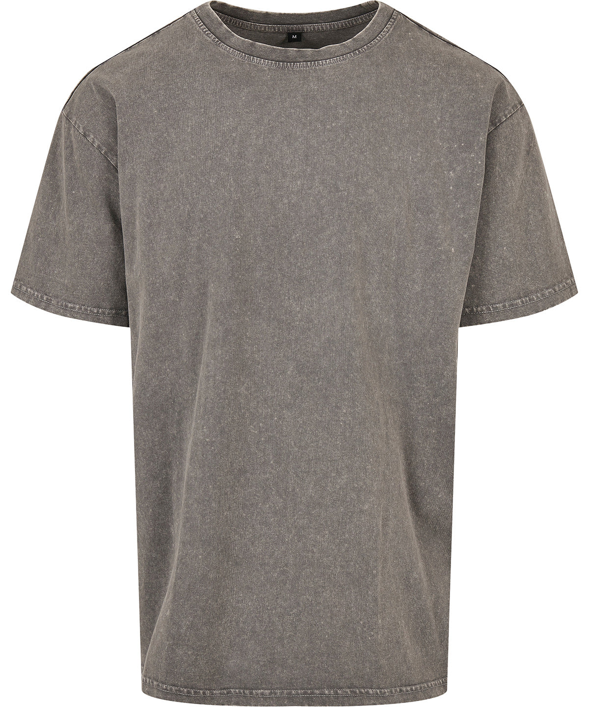 Build your Brand Acid washed heavy oversized t-shirt (BY189) - COOZO