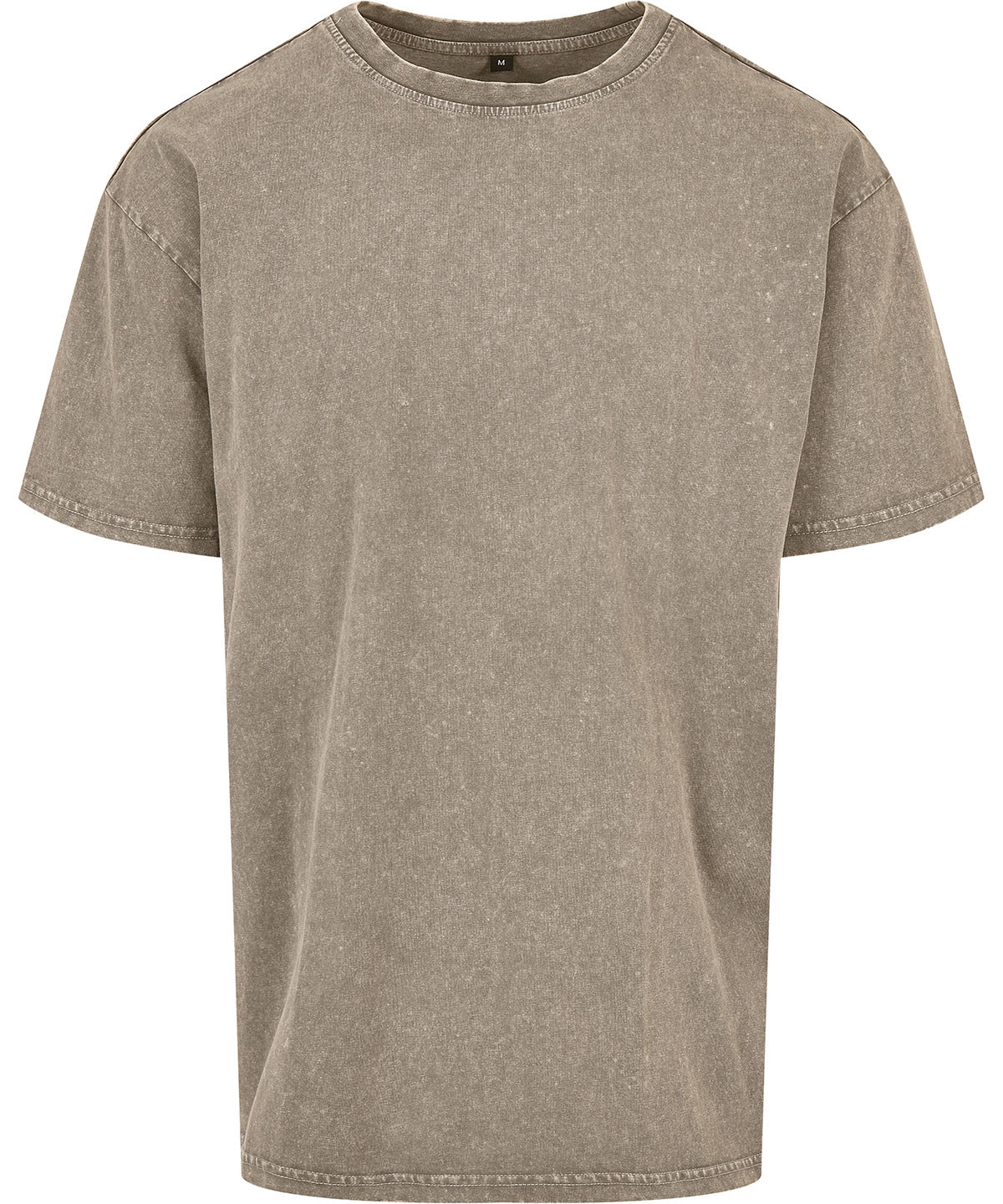 Build your Brand Acid washed heavy oversized t-shirt (BY189) - COOZO
