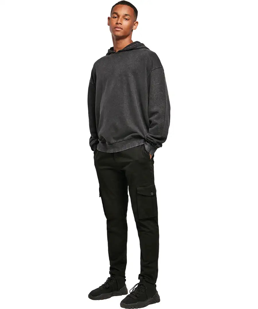 COOZO-Build your Brand Acid washed oversize hoodie ( BY191)