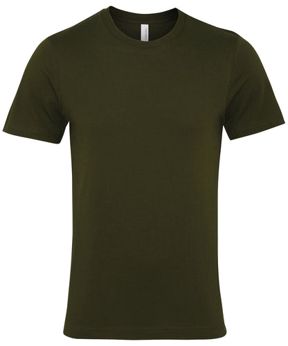 Canvas Unisex Jersey Short Sleeve Tee (CA3001) Earth color - COOZO