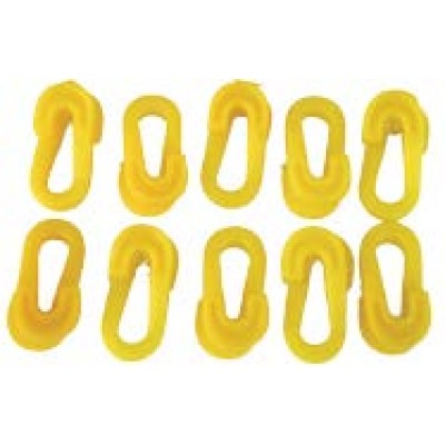 COOZO-Carta Sport Yellow Goal Net Fast Clips Pack of 80 (CSGNC)