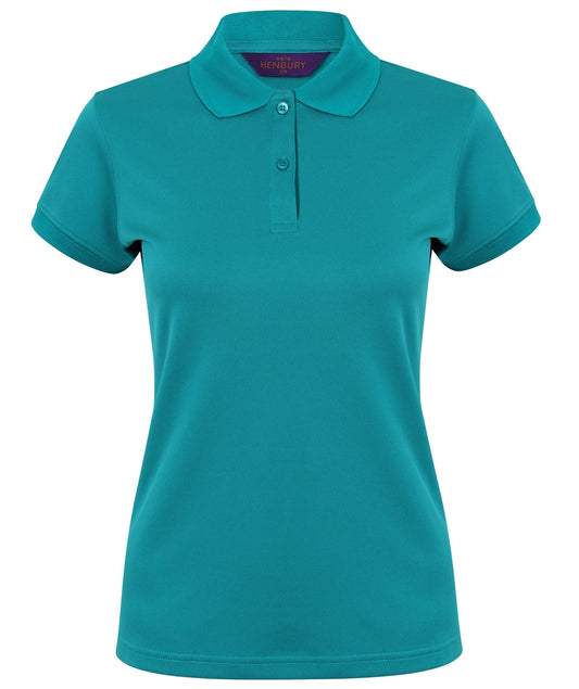 Henbury Ladies Coolplus Wicking Piqua€?Polo Shirt Other color - COOZO