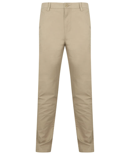 Henbury Stretch Flex Waistband Chino Trousers - COOZO