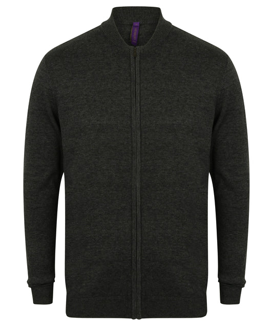 Henbury Unisex Zip Through Cardigan - COOZO