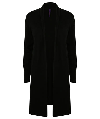 Henbury Ladies Longline Open Cardigan - COOZO