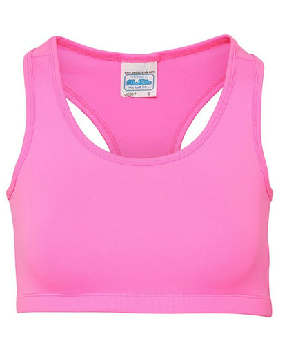 AWDis JC017 Just Cool Girlie Sports Crop Top - COOZO
