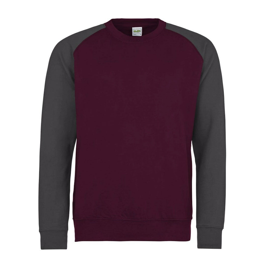 AWDis JH033 Just Hoods Baseball Sweatshirt - COOZO