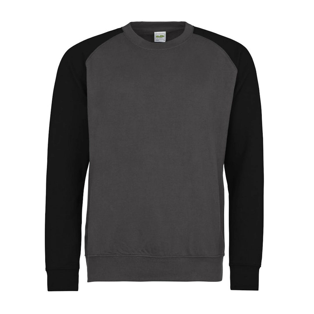 AWDis JH033 Just Hoods Baseball Sweatshirt - COOZO