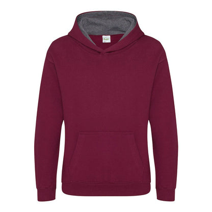 AWDis JH03J Just Hoods Kids Varsity Hoodie - COOZO