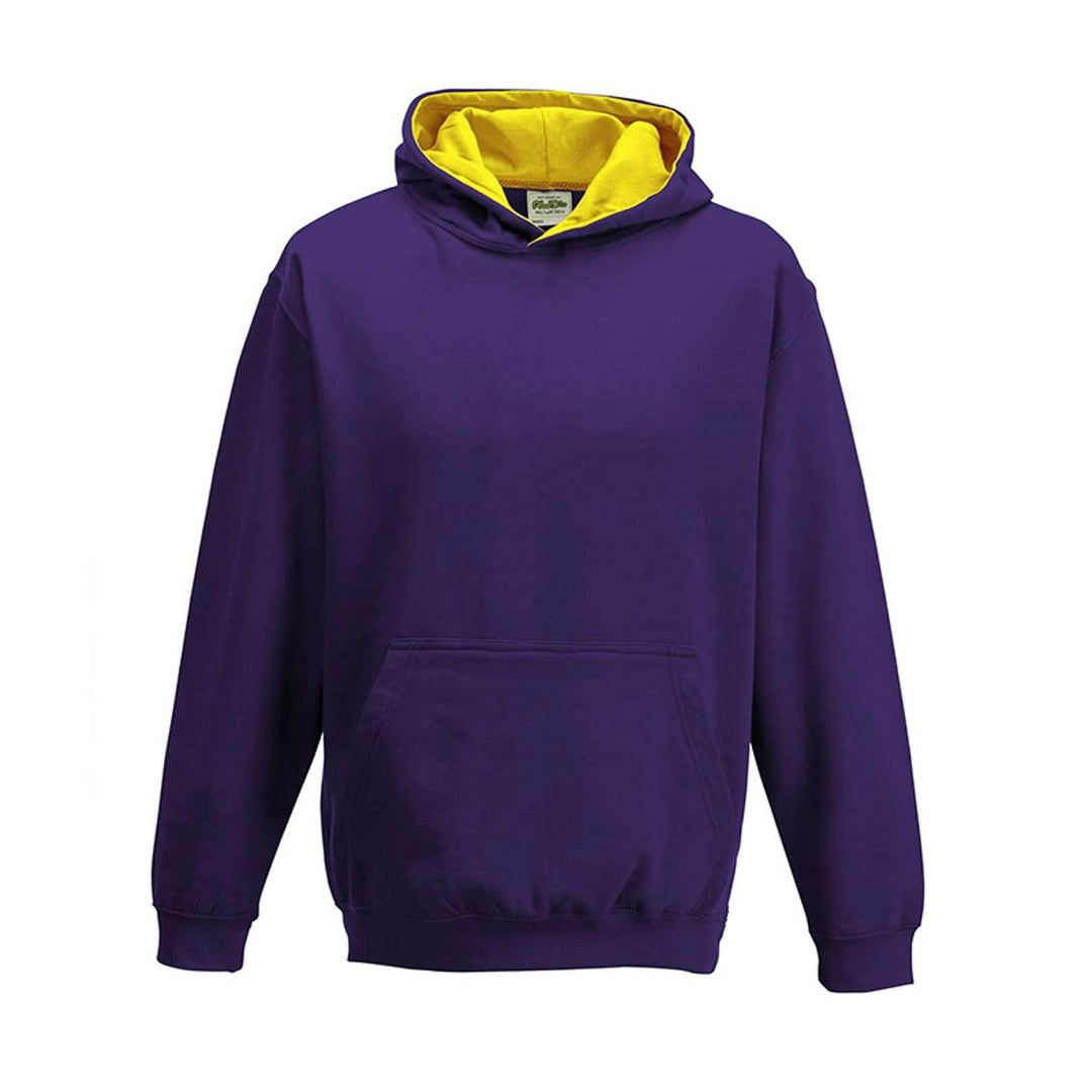 AWDis JH03J Just Hoods Kids Varsity Hoodie - COOZO