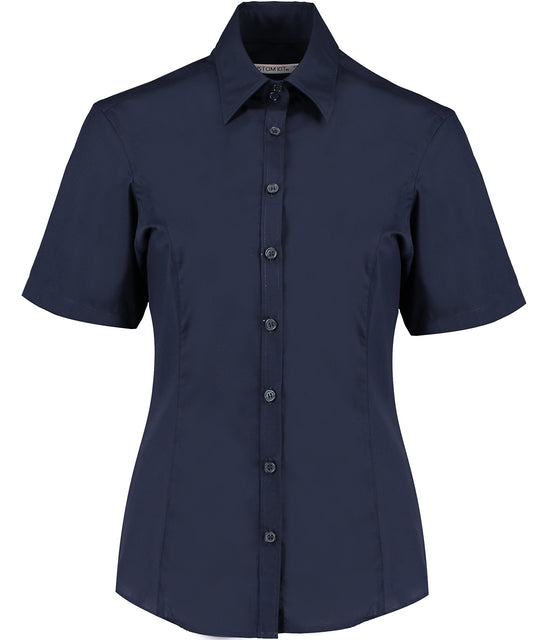 Business blouse short-sleeved (tailored fit) - COOZO