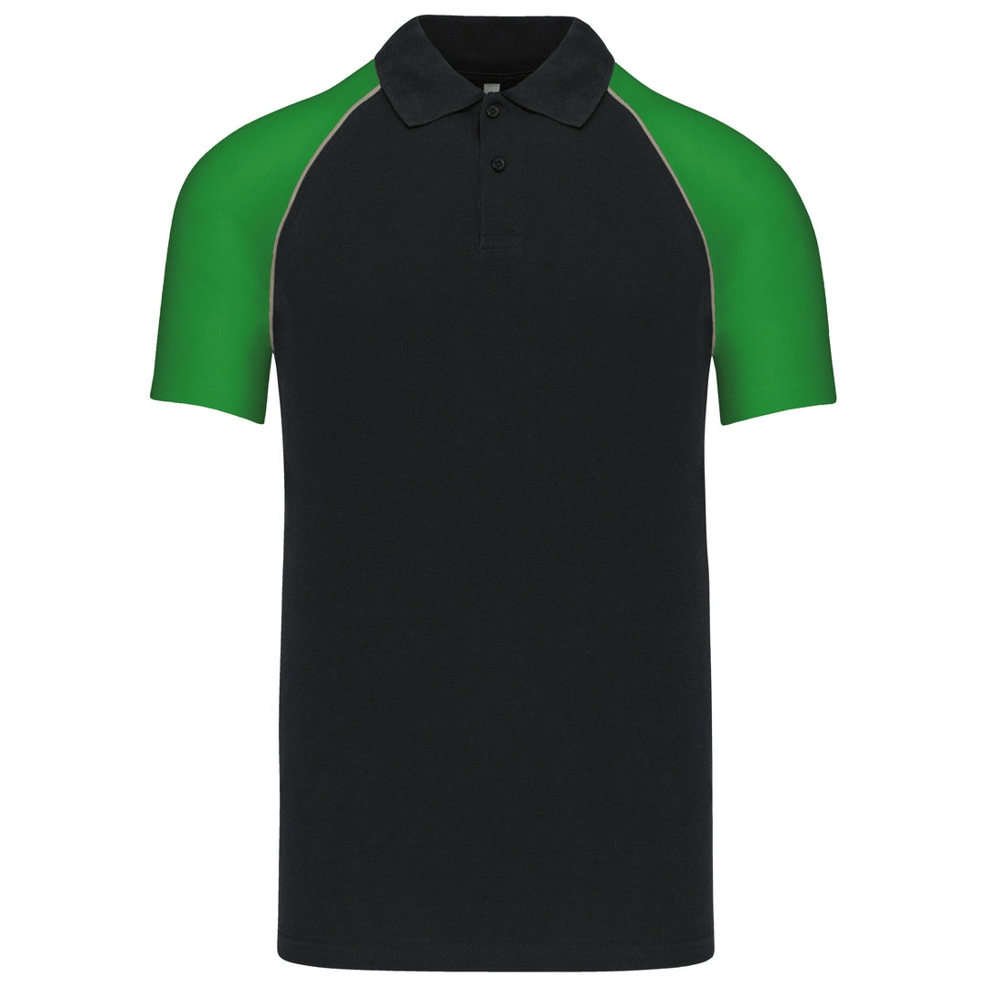 Kariban Baseball Cotton Polo Shirt - COOZO