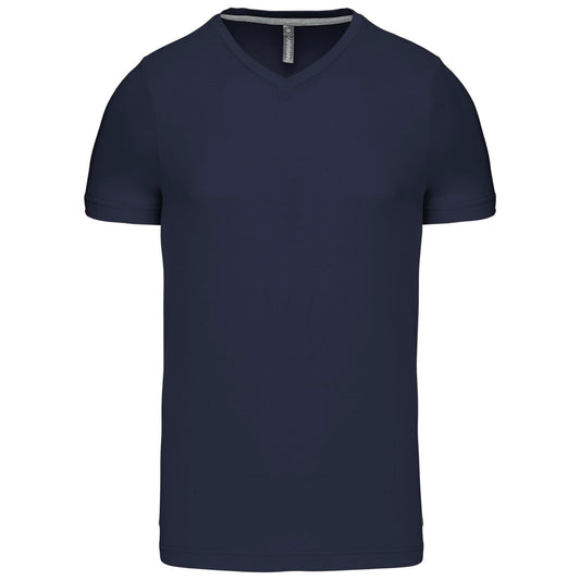 MENS SHORT SLEEVE V-NECK T-SHIRT-NVYXL