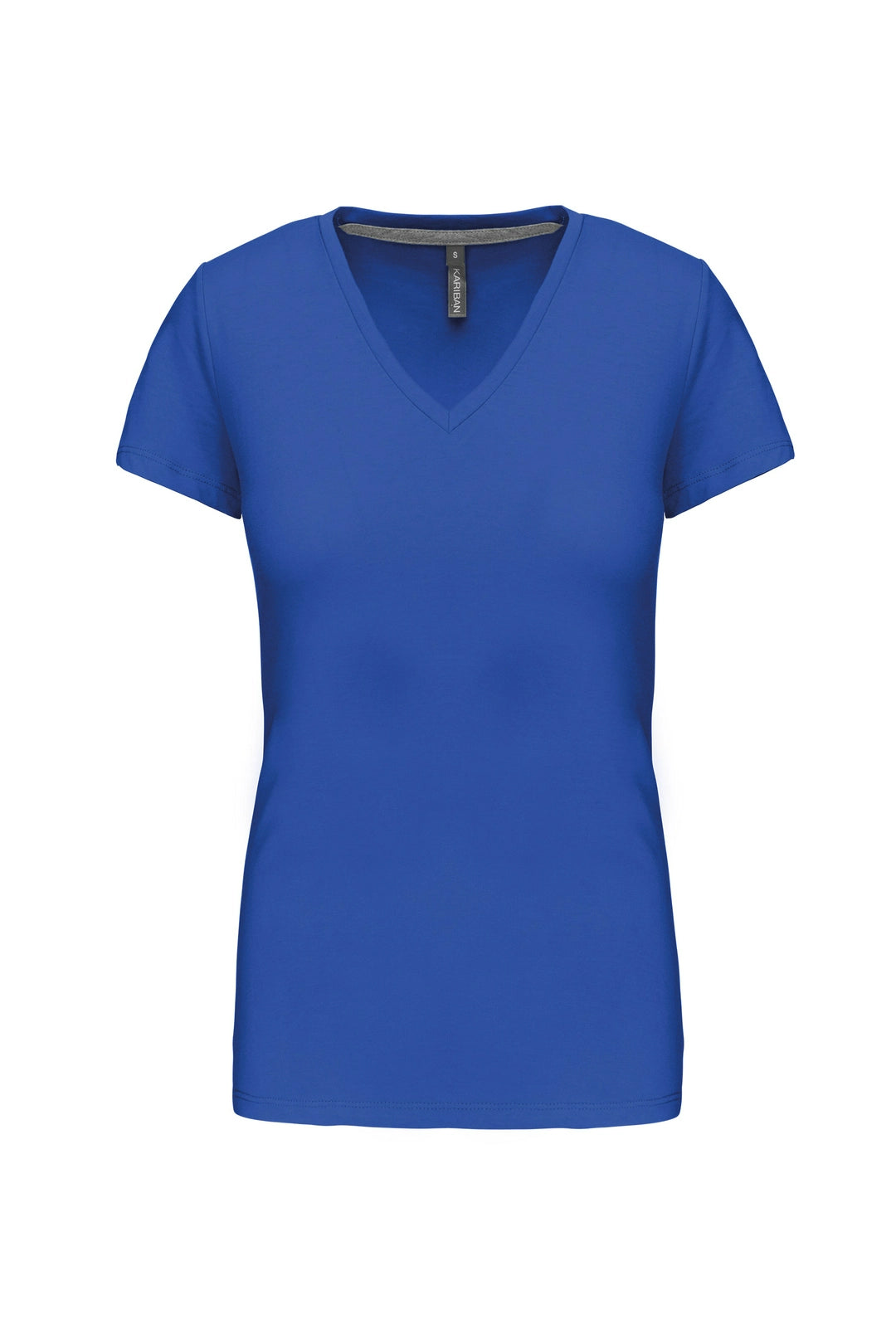 LADIES SHORT SLEEVE V-NECK T-SHIRT-ROYXL