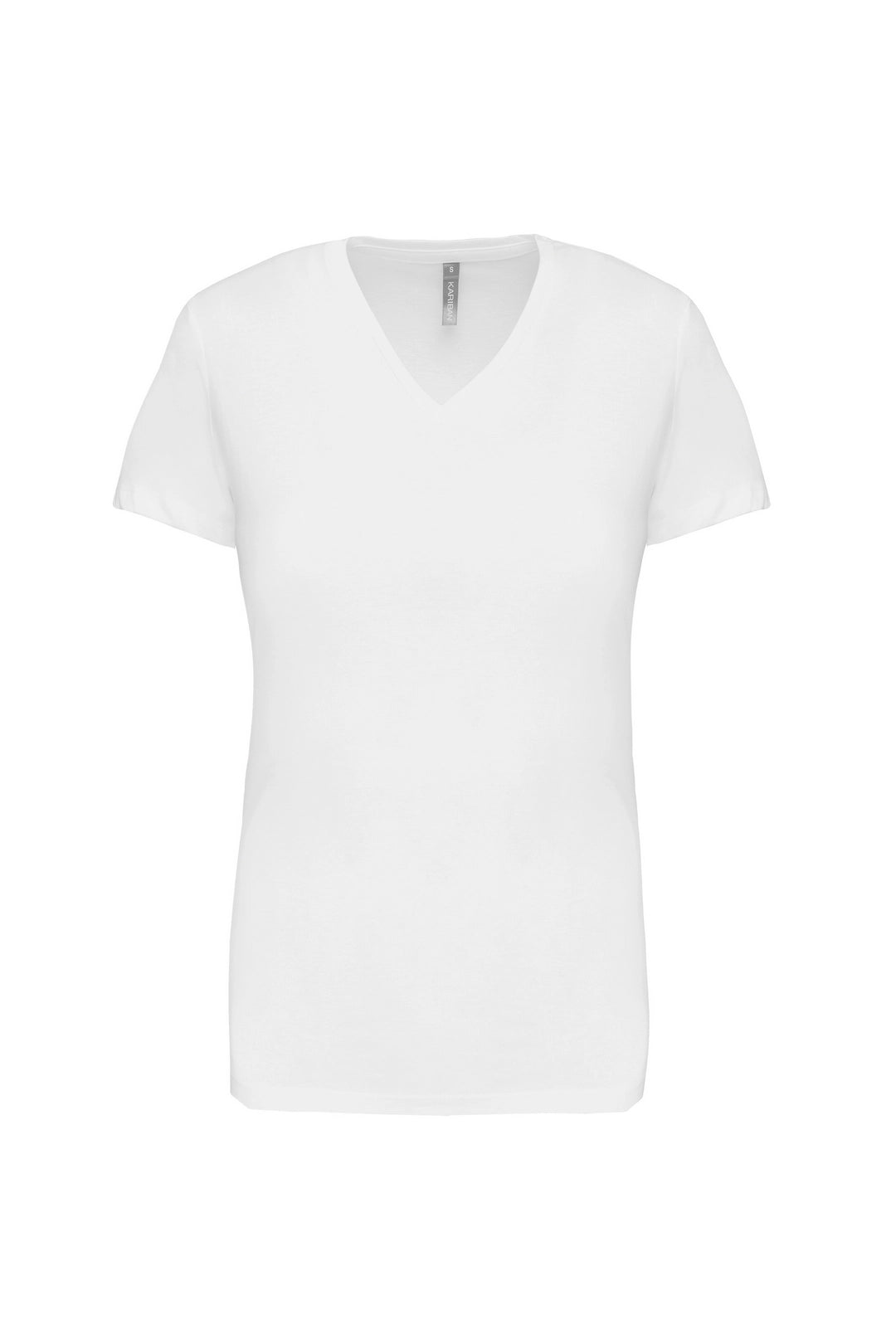 LADIES SHORT SLEEVE V-NECK T-SHIRT-WXL