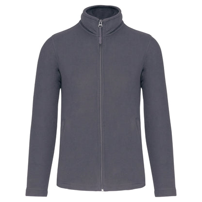 Zip-through microfleece jacket-CGRYXL