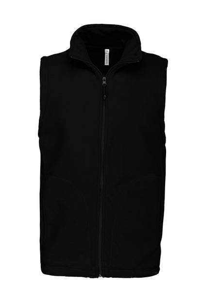 Luca men's microfleece gilet-BLKXL