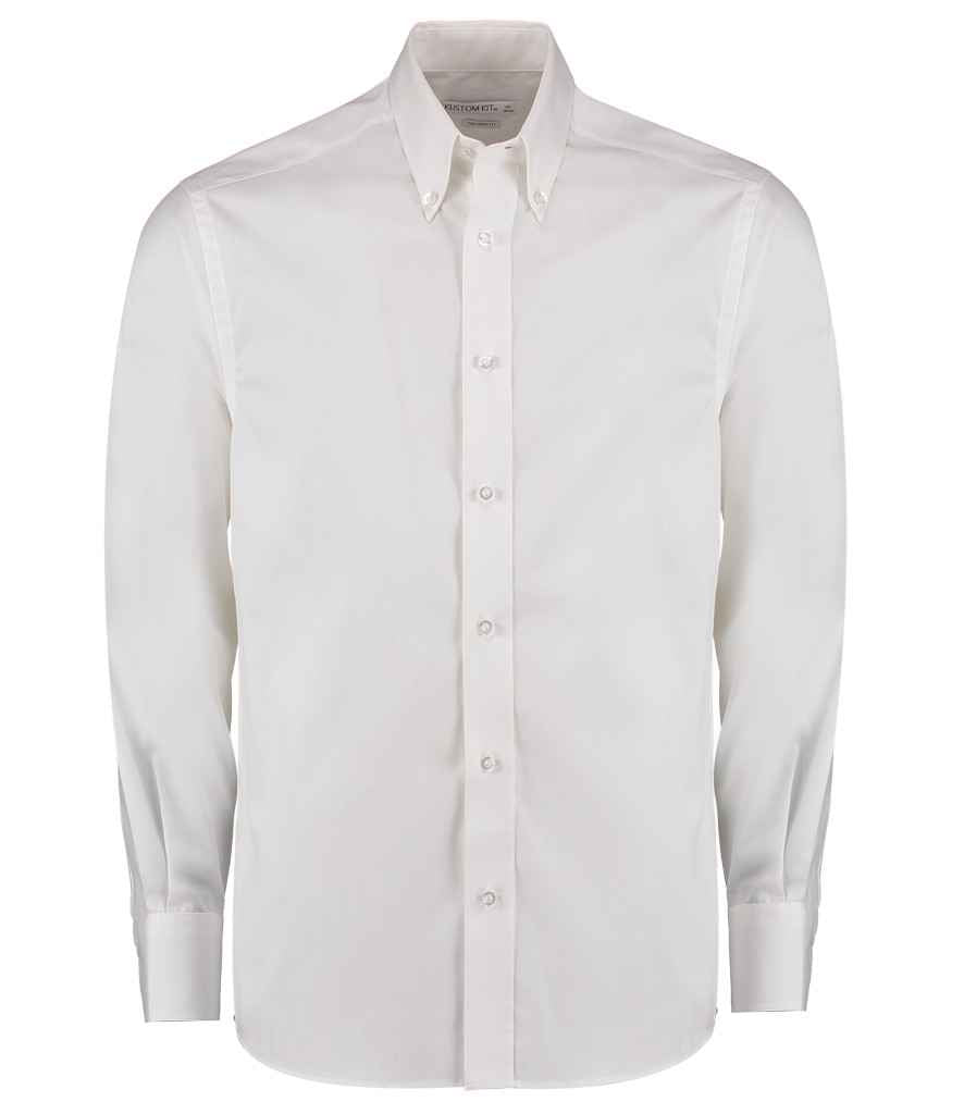 Tailored Fit Long Sleeve Premium Oxford Shirt - COOZO