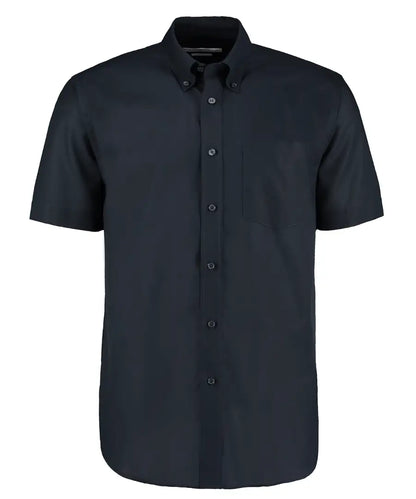 Classic Fit Short Sleeve Workwear Oxford Shirt - COOZO