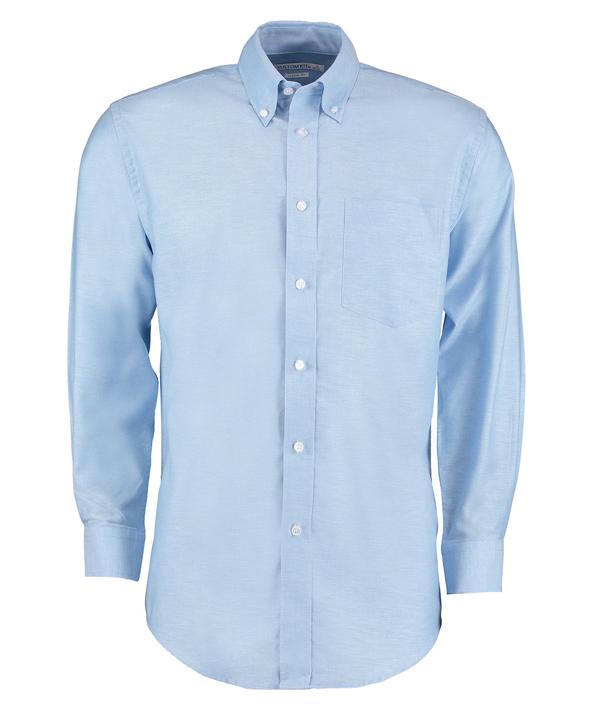 Classic Fit Long Sleeve Workwear Oxford Shirt - COOZO