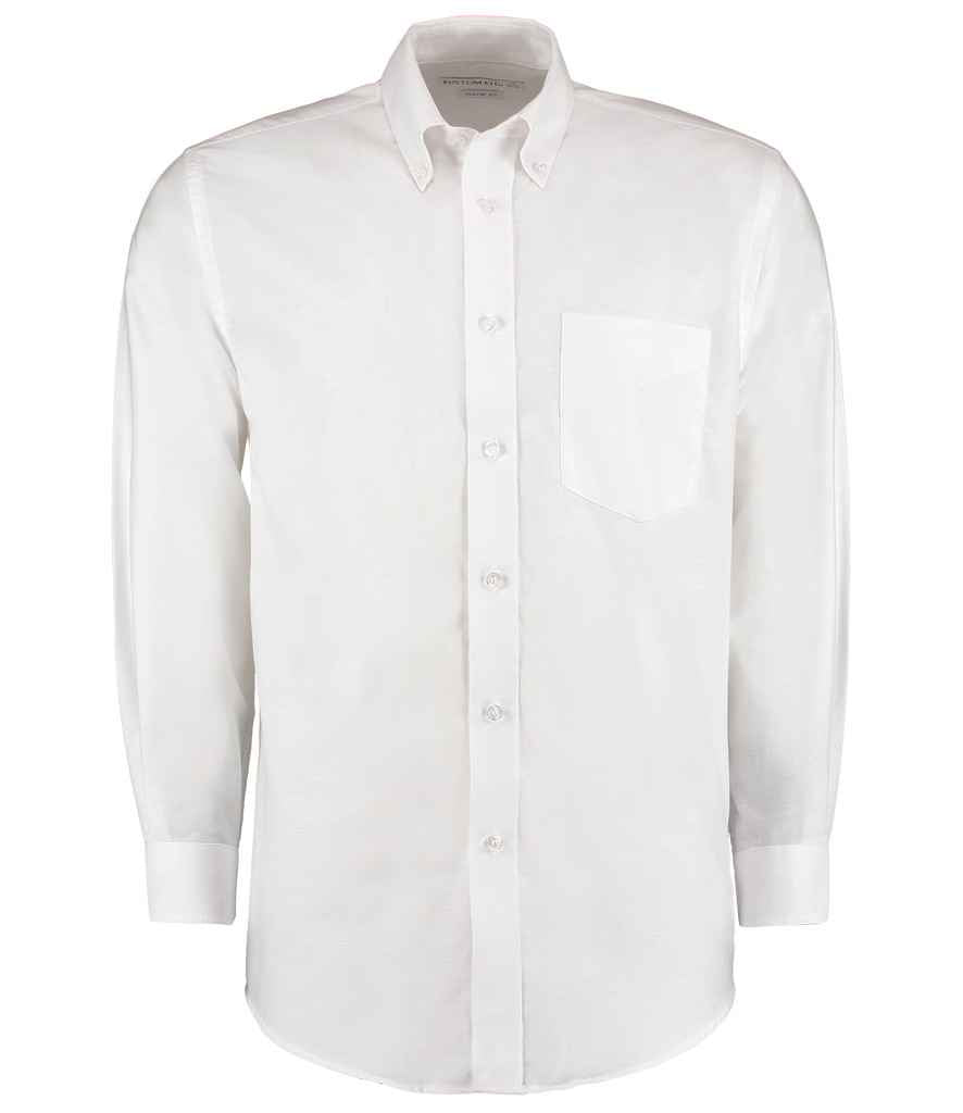 Classic Fit Long Sleeve Workwear Oxford Shirt - COOZO