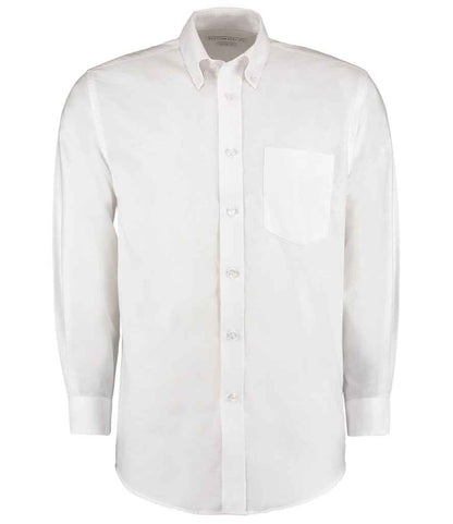 Classic Fit Long Sleeve Workwear Oxford Shirt - COOZO