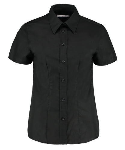 Tailored Fit Short Sleeve Workwear Oxford Shirt - COOZO