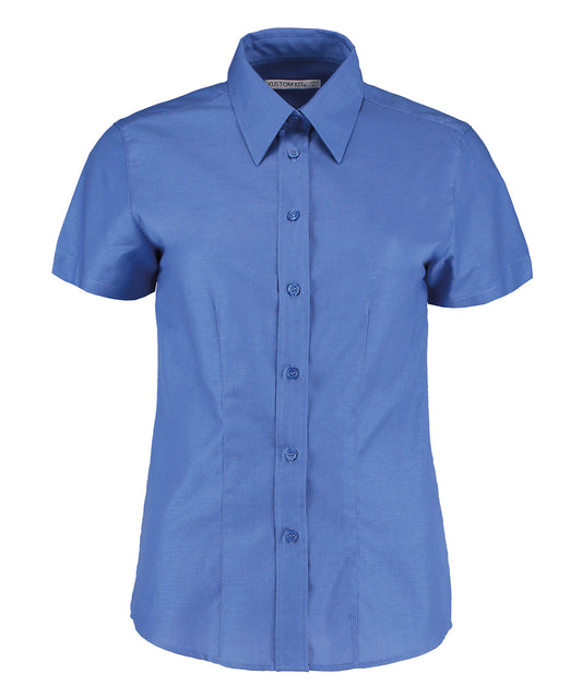 Tailored Fit Short Sleeve Workwear Oxford Shirt - COOZO