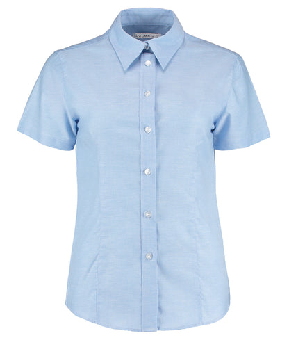 Tailored Fit Short Sleeve Workwear Oxford Shirt - COOZO