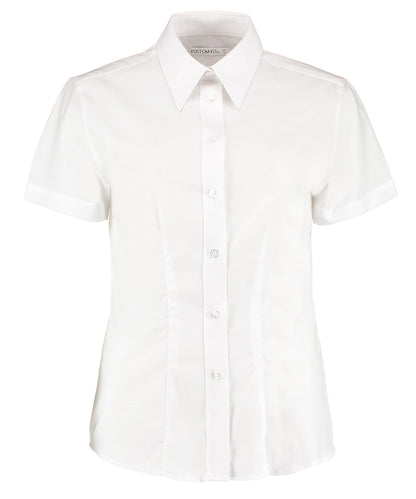 Tailored Fit Short Sleeve Workwear Oxford Shirt - COOZO