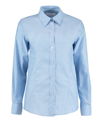 Tailored Fit Long Sleeve Workwear Oxford Shirt - COOZO